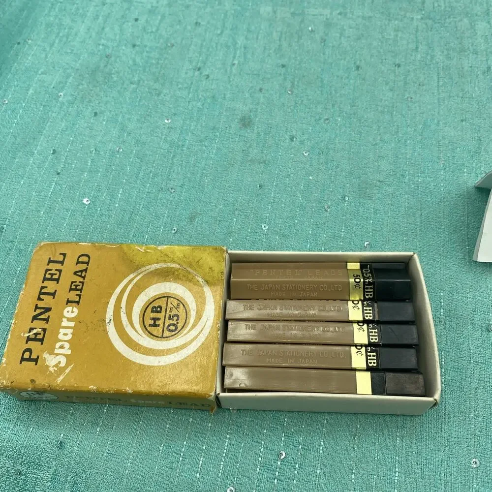 Vintage Pentel Japan Stationary Cigarette Pack .5mm HB Lead 11~~11pk~Tube